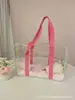 Bolsa de Maquiagem, Necessaire de Grande Capacidade, Bolsa de Natação Transparente em PVC, Bolsa de Armazenamento de Cosméticos Portátil Multiuso, Bolsa de Gelatina