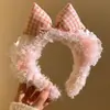 Diadema de Felpa con Orejas de Gato para Mujer, Adorno para el Cabello Lindo y Original de Gato, Pasador con Cascabel, Collar, Diadema de Cosplay, Accesorio Sexy