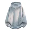 Chamarra casual holgada con capucha para hombre, nuevo estilo de otoño, chaqueta sudadera casual de punto, top versátil de moda