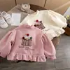 Estilo Princesa Primavera y Otoño Dulce y Lindo Top Nuevo Llegado de Otoño Sudadera con Capucha de Manga Larga para Bebé Top Ropa de Otoño para Bebés
