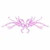 Pegatinas de Tatuaje para Chicas Atrevidas: Pegatinas Impermeables de Mariposa con Espinas para Pecho, Cintura y Abdomen