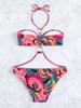 Nuevo bikini sexy europeo y americano con cordones para damas, traje de baño de una pieza al por mayor en stock, traje de baño de comercio exterior transfronterizo