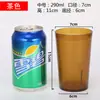 Taza Acrílica transparente de plástico para agua Taza de Cerveza esmerilada Taza para bebidas PS Taza publicitaria de aviación logo comercial