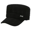 Gorra plana de invierno para hombres de mediana edad y ancianos, para papá y abuelo, a prueba de frío para exteriores, engrosada con forro polar para abrigar, gorra de algodón