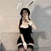 Uniforme Sexy sin tirantes cos Diosa Ventilador Cauchy Elegante Francés Nicho Ajustado Ajustado Conejo 1124