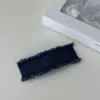 Pinza para el pelo de mezclilla con lazo retro lindo para niñas, Pinza de diseño con estrellas, Pinza para el pelo de moda Y2K, Adorno para la cabeza