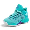 Zapatillas de Baloncesto para Niños de Caña Alta Primavera y Verano Nuevas Zapatillas para Niños Malla Transpirable Zapatillas para Niños Medianos y Grandes