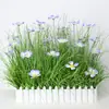 Flor de Gessang Artificial Tallo Único Flor Artificial para Uso en Bodas Planta Artificial Ramo de Hierba Cebolla Ramo de Flores y Hierbas Artificiales