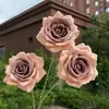 3 Arreglos de Rosas de Diamante para Montaje de Escena de Boda, Guía de Escenario, Pared de Flores de Piso, Flores Falsas de Techo, Flores de Seda, Flores Artificiales al por Mayor