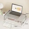 Soporte para Laptop Soporte Refrigerante Elevador de Monitor de Oficina Elevación de Escritorio Base Refrigerante Hueca de Metal