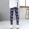Calças de menina verão finas infantis elásticas leggings bebê seda de leite estampadas calças compridas não formam bolinhas fábrica