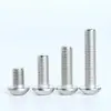 Tornillos de cabeza hexagonal Allen de acero inoxidable 304 con cabeza semiesférica, cabeza plana, cabeza de hongo, tornillos de cabeza redondeada, M2, M2.5, M4, M5, M6, M8, M10