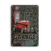 Placa Decorativa de Alumínio Estilo Industrial Bar Garagem Restaurante Casa Criativa Personalizada Pintura para Pendurar na Parede