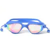 Gafas de Natación de Silicona al por Mayor en Stock para Hombres y Mujeres, Impermeables, Antivaho, Alta Definición, con Tapones para los Oídos Integrados, Equipo de Natación al por Mayor