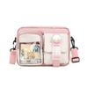 Bolsa Pequena Estudante Estilo Moda Japonesa Fresca e Fofa Bolsa Menina Suave Estilo Coreano Bolsa para Celular Bolsa Transversal Casual Chic Feminina