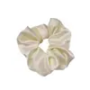 Elástico de Cabelo Scrunchie de Renda com Laço e Bolinhas para Mulheres, Prendedor de Cabelo de Verão de Alta Qualidade, Doce Acessório de Cabelo