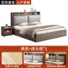 Cama de Madera Maciza 1.5m para Dormitorio, Cama Matrimonial 1.8m para Apartamentos Pequeños, Cama Individual Sencilla 1.2m para Adultos para Casa de Alquiler