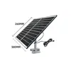 Painel Solar Fotovoltaico 25Wbc Painel de Carregamento Solar Monocristalino Sistema de Alimentação Solar 5V Fabricante