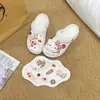 2025 Presilha de Cabelo de Menina Fofa Gato Kt Laço Sapato Tamanco Versátil Sapato Estilo Fada Fofo Fivela de Sapato Destacável para DIY
