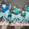 Estilo celebridade da internet Hello Kitty Laço Bola Bobo Balão de Ar Flutuante Decoração de Aniversário Balões Feira Noturna Vendedor de Rua