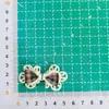 Nuevos Accesorios de Broche de Pasador para el Cabello con Lazo a Cuadros Estilo Coreano DIY para Bolsos Ropa Sombreros Zapatos Calcetines Accesorios de Vestir