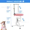 Mesa de peluquería para mascotas directa de fábrica, altura ajustable, bomba de aire giratoria, mesa de presión de aire para bañar y arreglar gatos y perros