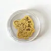 Adesivos de Telefone Dourados com Doze Signos do Zodíaco, Criativos e Fofos, Adesivos de Telefone em Ouro Puro, Presentes para Atrair Clientes em Transmissões Ao Vivo de Abertura de Lojas de Ouro