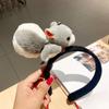 Mori Esquilo Fofo Aro para Lavar Cabelo Coração de Menina Pelúcia Desenho Animado Grampo de Cabelo Super Fada Aro de Pressão para Cabelo Acessórios de Cabeça Japoneses e Coreanos
