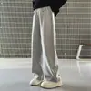Roupas Infantis Calças Casuais Retas de Perna Larga para Meninas Novo Estilo Primavera e Outono 2026 Calças de Moletom Esportivas para Meninas Maiores para Alunos do Ensino Fundamental