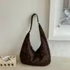 Bolsa Grande de Commuting Retrô para Mulheres Outono 2026 Nova Moda Simples Bolsa de Ombro Único Bolsa Tote Transversal de Camurça