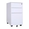 Gabinete Móvel de Aço Baixo para Escritório, com Gavetas, Armazenamento Multicamadas com Trava, Novo Design Moderno Transfronteiriço