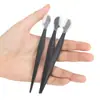 Recortador de Cejas de Plástico Negro Transfronterizo, Depilador de Cejas de Acero Inoxidable de Doble Cabezal para Belleza, Herramienta Portátil Específica para Maquillaje para Recortar Cejas