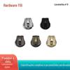 Acessórios de hardware de bagagem, metal No.8 locomotiva zíper cabeça de bagagem roupas zíper cobre dentes cabeça de zíper