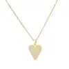 Collar de Cobre Arvaleff con Diamantes Triturados, Diseño de Corazón, Cadena para Clavícula de Moda Lujo Ligero, Zirconia con Diamantes de Oro de 18 Quilates, Venta al Por Mayor Transfronteriza