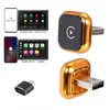 Nova Caixa Carplay Sem Fio Galvanizada Adaptador Android 2 em 1 Suporta Plug-And-Play Sem Travamentos ou Atrasos