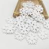 Decoración Navideña de Madera con Forma de Copo de Nieve Piezas Pequeñas Dibujos Animados Pequeñas Manualidades Frescas Adornos DIY 100 Paquetes