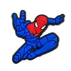 Pingentes de sapato da série Homem-Aranha, fivelas de sapato, pingentes de sapato de PVC para Crocs, mais vendidos na Amazon