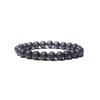 Nuevo producto Amazon Pulsera de cristal rosa de 8 mm con cuentas Piedra Shoushan Aguamarina Ágata Pulsera elástica para mujer al por mayor