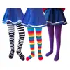 Fornecimento direto da fábrica Halloween meia-calça listrada infantil meia-calça estampada teia de aranha esqueleto meia-calça uma geração de cabelo