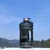 Em Stock! Garrafa de Água Esportiva Personalizável de Grande Capacidade 2.2L, Copo de Água de Plástico para Fitness ao Ar Livre, Jarrão de Água para Estudante