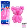 Dunpai Shield Magic Balloon 260 Macaron perolado Metal palhaço trançado látex espesso balão longo