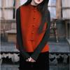 2026 Início da Primavera Novo Estilo Chinês Estilo Nacional High-End Ano Novo Elegante Versão Melhorada Traje Tang Abotoado Colete Vermelho Top para Mulheres