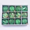 Amazon popular suprimentos de Natal presente decorativo bolas coloridas 6cm12 encaixotado pintado em forma especial bolas de Natal