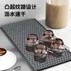 Alfombrilla de Silicona para Cafetera, Mostrador de Bar, Cocina, Baño, Mesa del Hogar, Aislamiento Térmico, Protección, Antideslizante, A Prueba de Golpes, Multifuncional, Secado