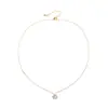 Cadena para Clavícula Super Brillante de Circonita con Diseño Simple de Nicho de Moda Dongdaemun de Corea del Sur Lujoso Accesible Elegante Versátil Collar para Mujeres