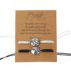 Presente de Pulseira de Casal para o Dia dos Namorados Corda de Mão Tecida à Mão Pulseira Magnética de Amor para Homens e Mulheres Amizade Corda Vermelha Transfronteiriça