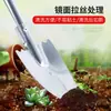 Pala de Jardinería de Acero Inoxidable Herramienta para Plantar Flores Trasplante de Plántulas de Flores Plantación en Maceta Suelo Carnoso Aflojar Excavación de Jardín Plantación Pala Pequeña