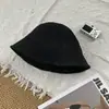 Chapéu de Pescador Verão Tecido Estilo Coreano para Mulheres, Chapéu de Sol Respirável com Trama Aberta, Chapéu Bucket Casual de Aba Larga com Acabamento de Luxo para Primavera e Verão