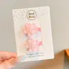 Pinza para el pelo de lazo estilo coreano, nuevo modelo 2026, pinza BB de alta gama para flequillo y patillas, pinza de pico de pato lateral