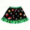 Nuevo Vestido Navideño para Niños 2026 con Gorro Navideño Estampado, Falda Abullonada para Niñas, Falda de Regalo de Navidad de Papá Noel